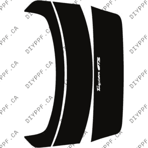 Deck/Trunk Lid, Full 2022-2024 Porsche Taycan GTS 24-22 4D Sdn PPF