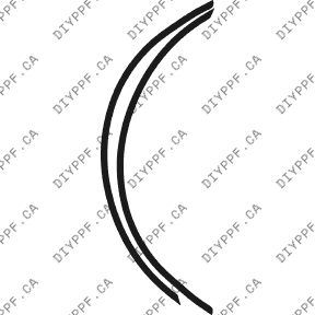 Wheel Lip Front, L&R 2003-2009 Mazda B-Series 09-03 Extd P/U PPF