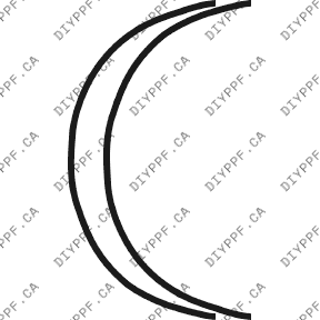 Wheel Lip Rear, L&R 2003-2009 Mazda B-Series 09-03 P/U PPF