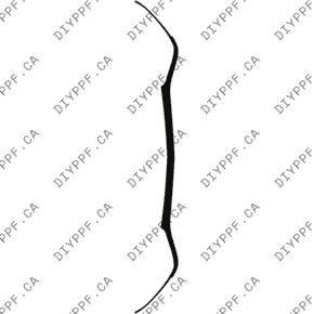 Bumper, Middle 2020-2023 Mercedes-Benz CLA 45 AMG w/ Aerodynamics Package 23-20 4D Sdn PPF