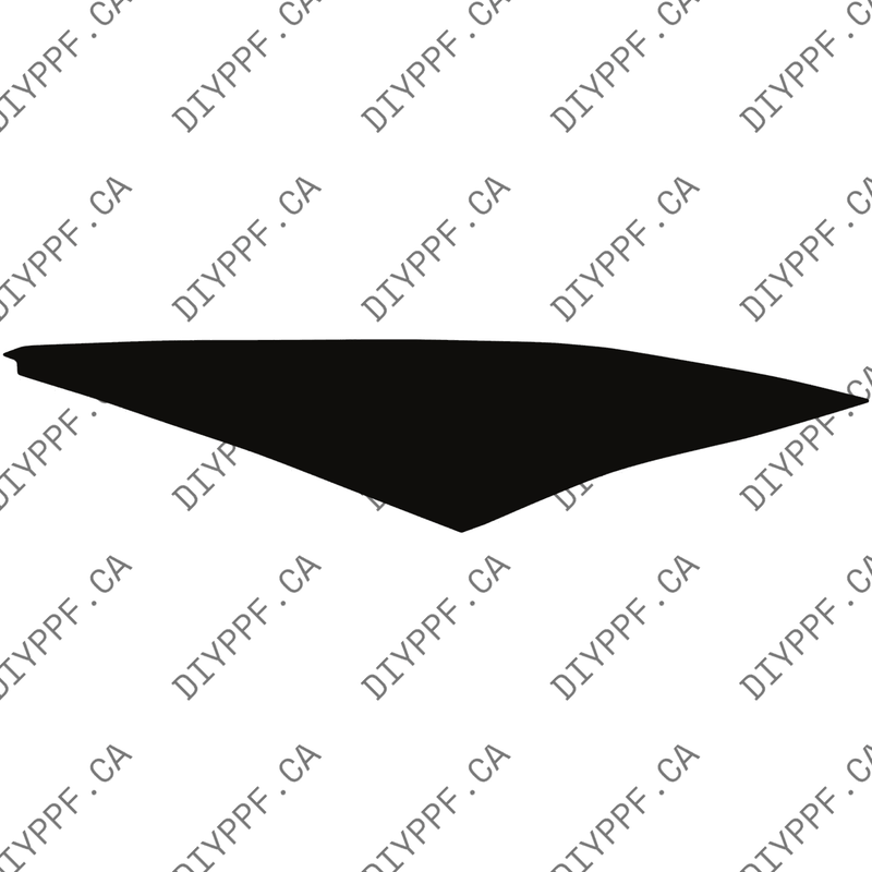 Fender, Right, Wrapped 2019-2024 Lamborghini Huracan EVO Spyder 24-19 2D Conv PPF