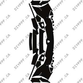 Front Bumper, w/ 4 Sensors 2019-2024 Lamborghini Huracan EVO Spyder 24-19 2D Conv PPF