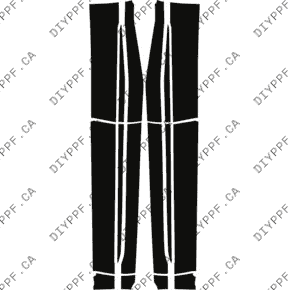 Rockers 2018-2022 Lamborghini Urus 22-18 4D SUV PPF