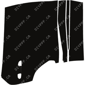 Door, Full Rear Right 2018-2022 Lamborghini Urus 22-18 4D SUV PPF