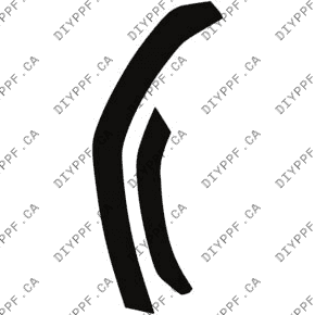 Wheel, Rear Flare, Full Left 2018-2022 Lamborghini Urus 22-18 4D SUV PPF