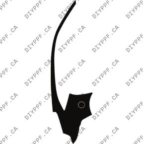 Qtr. Panel, Full Rear Right  2021-2024 Aston Martin DBX V8 24-21 4D SUV PPF