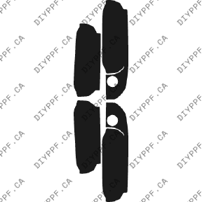 Door Handles 2003-2006 Isuzu Ascender 06-03 4D SUV PPF
