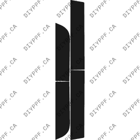 Door Panels, L&R 2003-2006 Isuzu Ascender 06-03 4D SUV PPF
