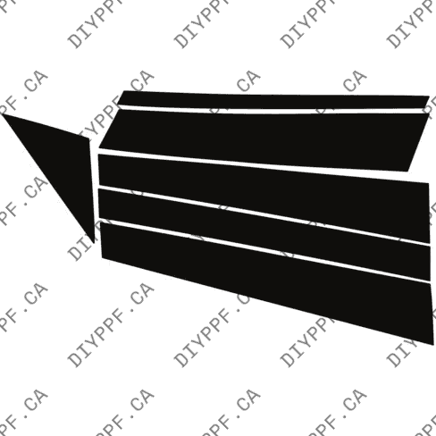 Door, B Pillar Left 2021-2024 Rolls-Royce Ghost 24-21 4D Sdn PPF