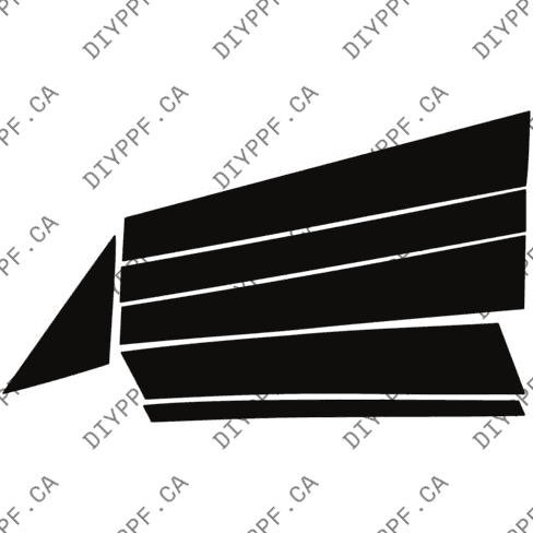 Door, B Pillar Right 2021-2024 Rolls-Royce Ghost 24-21 4D Sdn PPF