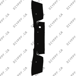 Bumper, Back Full w/ 6 sensors 2021-2024 Rolls-Royce Ghost 24-21 4D Sdn PPF