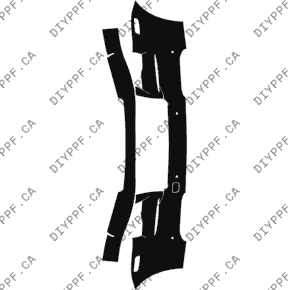 Front Bumper Part 1 2016-2021 Rolls-Royce Dawn 21-16 2D Conv PPF