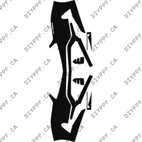 Front Bumper Part 2 2023-2025 Acura Integra A-Spec 25-23 4D HB PPF