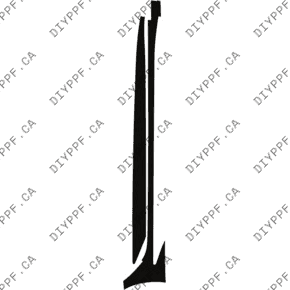 Acura Integra A-Spec (2023–2025) Right Rocker Panel Paint Protection Film (PPF) Kit – 4-Door Hatchback