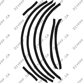 Wheel Lips 2002-2004 Mercedes-Benz SLK 230 04-02 2D Conv PPF