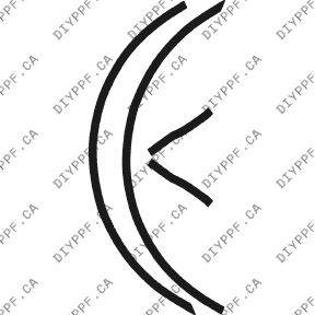 Wheel Lip Front, L&R 2002-2004 Mercedes-Benz SLK 230 04-02 2D Conv PPF