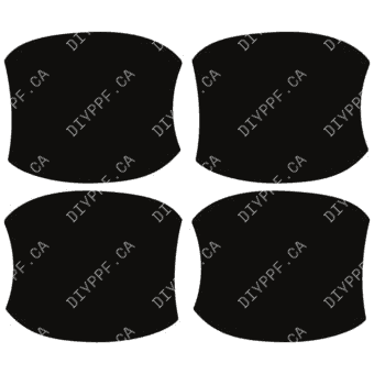 Door Handles 2021-2024 Bentley Bentayga 24-21 4D SUV PPF