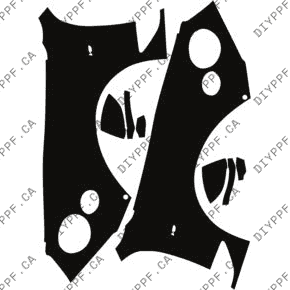 Fenders/Mirrors Full, Left & Right 2020-2024 Bentley Continental GT Base/Mulliner/Speed/Azure 24-20 2D Cpe PPF