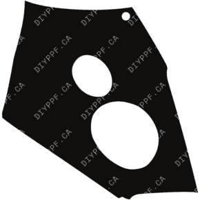 Fender, Left, Wrapped 2020-2024 Bentley Continental GT Base/Mulliner/Speed/Azure 24-20 2D Cpe PPF