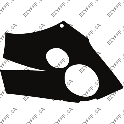 Fender, Left, Wrapped 2019-2024 Bentley Flying Spur 24-19 4D Sdn PPF