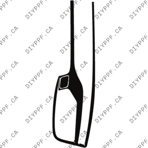 Bumper, Middle Right 2019-2024 Bentley Flying Spur 24-19 4D Sdn PPF