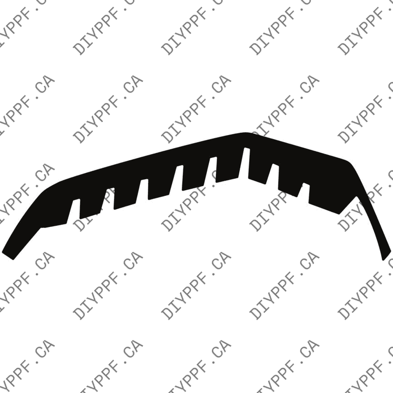 Bumper, Middle Right 2023-2024 Cadillac Escalade-V 24-23 4D SUV PPF