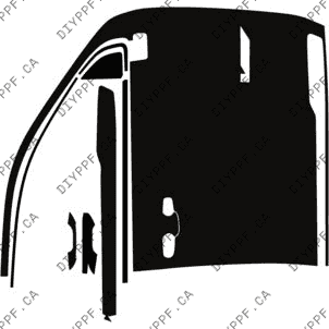 Door, Full Front Right 2023-2024 Cadillac Escalade-V 24-23 4D SUV PPF