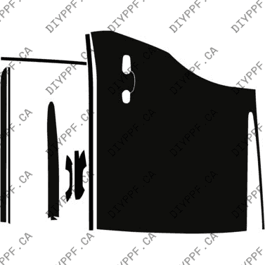 Door, Full Rear Left 2023-2024 Cadillac Escalade-V 24-23 4D SUV PPF