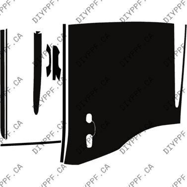 Door, Full Rear Right 2023-2024 Cadillac Escalade-V 24-23 4D SUV PPF