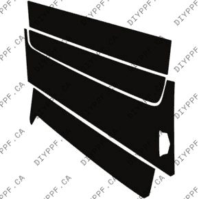 C Pillar Right 2023-2024 Cadillac Escalade-V 24-23 4D SUV PPF