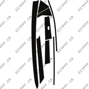 Door, Full Pillar Left 2023-2024 Genesis GV60 24-23 4D SUV PPF