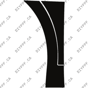 Wheel, Front Splash Left 2023-2024 Genesis GV60 24-23 4D SUV PPF