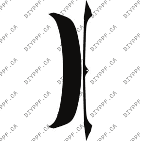 Spoiler, Rear 2023-2024 Genesis GV60 24-23 4D SUV PPF