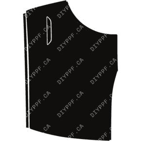 Door, Full Rear Left 2022-2024 Lucid Motors Air 24-22 4D Sdn PPF