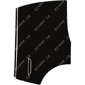 Door, Full Rear Right 2022-2024 Lucid Motors Air 24-22 4D Sdn PPF