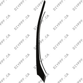 Door, Full Pillar Right 2022-2024 Lucid Motors Air 24-22 4D Sdn PPF