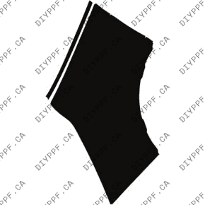 Qtr. Panel, Full Rear Right  2022-2024 Lucid Motors Air 24-22 4D Sdn PPF