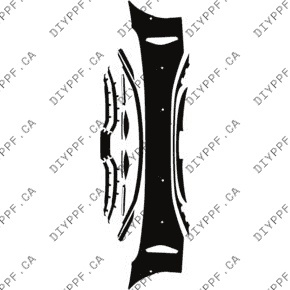 Front Bumper, w/ 6 Sensors 2022-2024 Lucid Motors Air 24-22 4D Sdn PPF