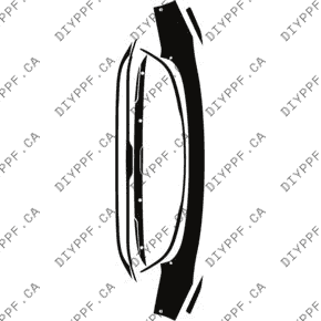 Bumper, Back Full w/ 6 sensors 2022-2024 Lucid Motors Air 24-22 4D Sdn PPF