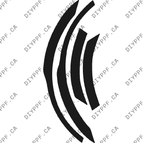 Wheel Lip Rear, L&R 2003-2003 Subaru WRX 03-03 4D Sdn PPF