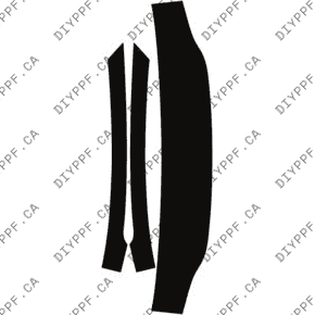 Roof & A Pillar 2023-2024 KIA Telluride EX X-Line/SX X-LIne/SX X-Pro/ SX Prestige X-LIne/SX Prestige X-Pro 24-23 4D SUV PPF