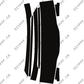 Roof & A Pillar 2023-2024 KIA Niro Hybrid EX Touring/SX/SX Touring 24-23 4D SUV PPF