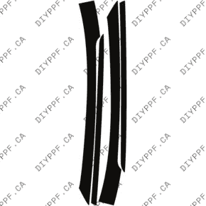 A Pillar 2023-2024 KIA Niro Hybrid EX Touring/SX/SX Touring 24-23 4D SUV PPF