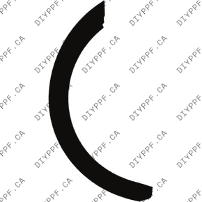 Wheel, Rear Flare, Full Right 2023-2024 KIA Niro Hybrid EX Touring/SX/SX Touring 24-23 4D SUV PPF