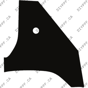 Wheel, Rear Splash, Left, Sensors 2023-2024 Subaru Solterra Limited/Touring 24-23 4D SUV PPF