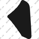 Bumper, Top Left 2004-2004 Mercedes-Benz SL 55 AMG 04-04 2D Conv PPF