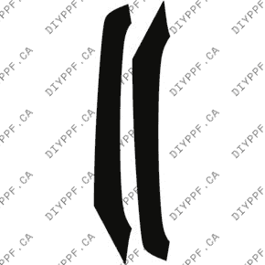 A Pillar 2017-2018 Bentley Continental GTC Supersports 18-17 2D Conv PPF