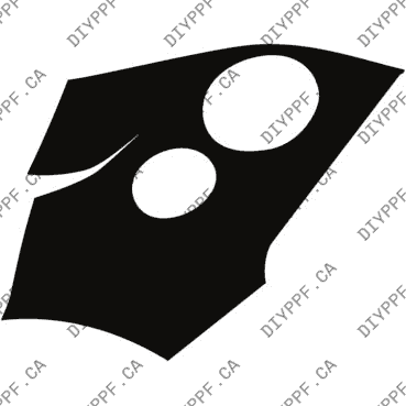 Fender, Right 2017-2018 Bentley Continental GTC Supersports 18-17 2D Conv PPF