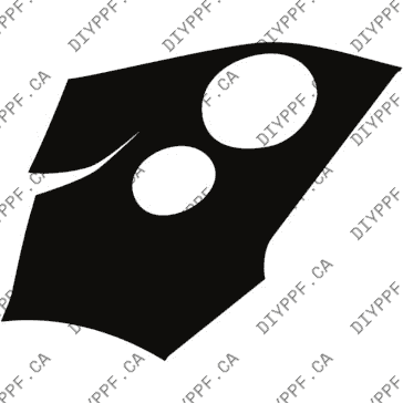 Fender, Right, Wrapped 2017-2018 Bentley Continental GTC Supersports 18-17 2D Conv PPF