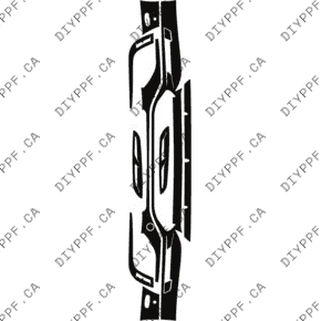 Front Bumper, w/ 2 Sensors 2017-2018 Bentley Continental GTC Supersports 18-17 2D Conv PPF